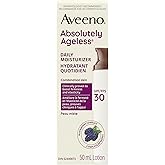 Aveeno Absolutely Ageless Daily Moisturizer SPF 30, Anti Aging, Face, Winkle Cream, Antioxidant Blackberry Complex; Vitamin C