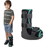 Brace Direct Pediatric Walking Boot – Kids Fracture Boot for Broken Foot, Ankle Sprain & Post-Op Recovery, Green (Small, up to US Kids 8.5K)