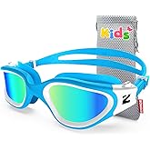 ZIONOR Kids Swim Goggles, G1MINI SE Anti-fog Swimming Goggles for Kid Child 6-14