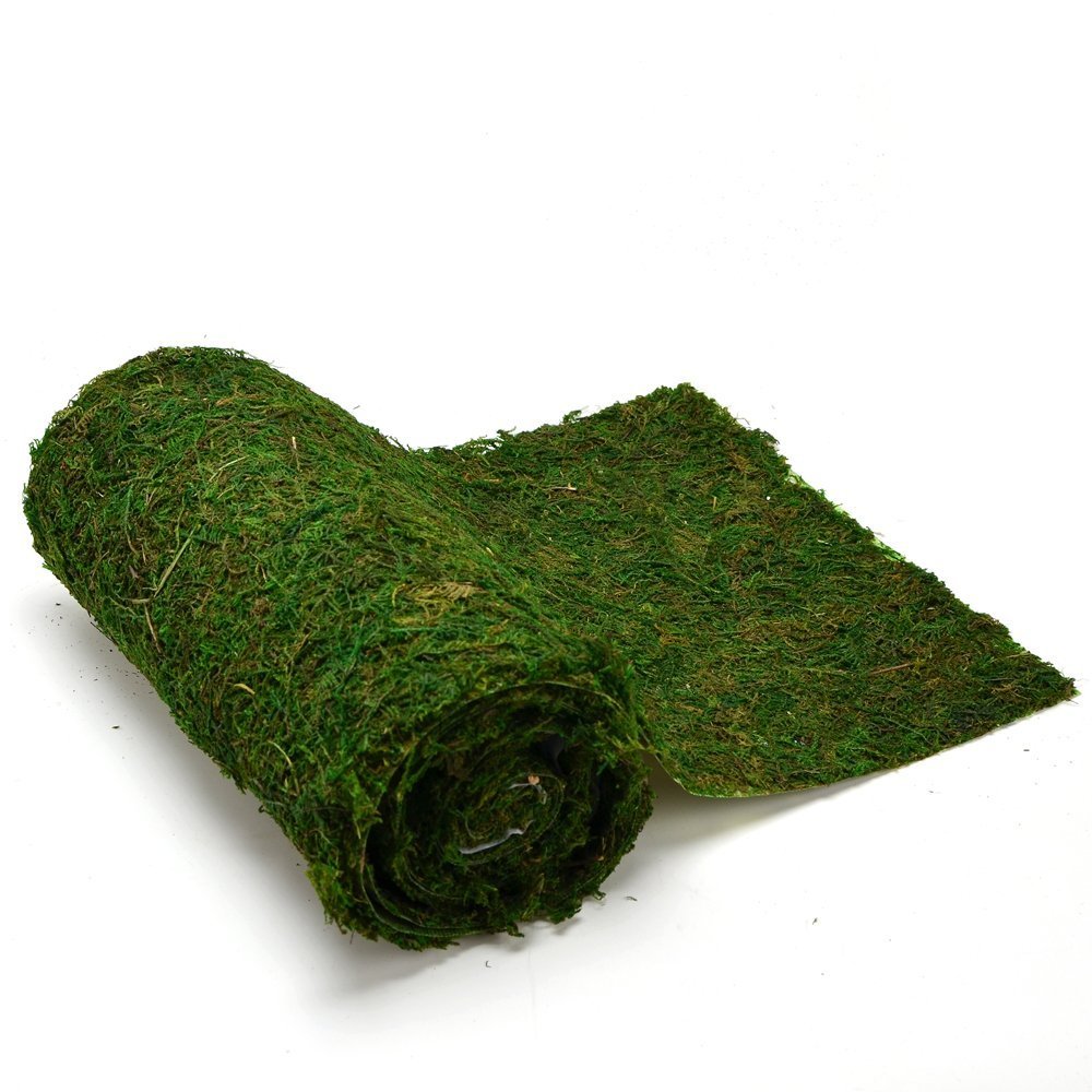 Byher Dried Moss Table Runner For Party Garden Decoration