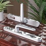 Bwintech UPVC Aluminium Door Handle Set 92mm 210mm 243mm Plate 8x8mm Spindle view 7