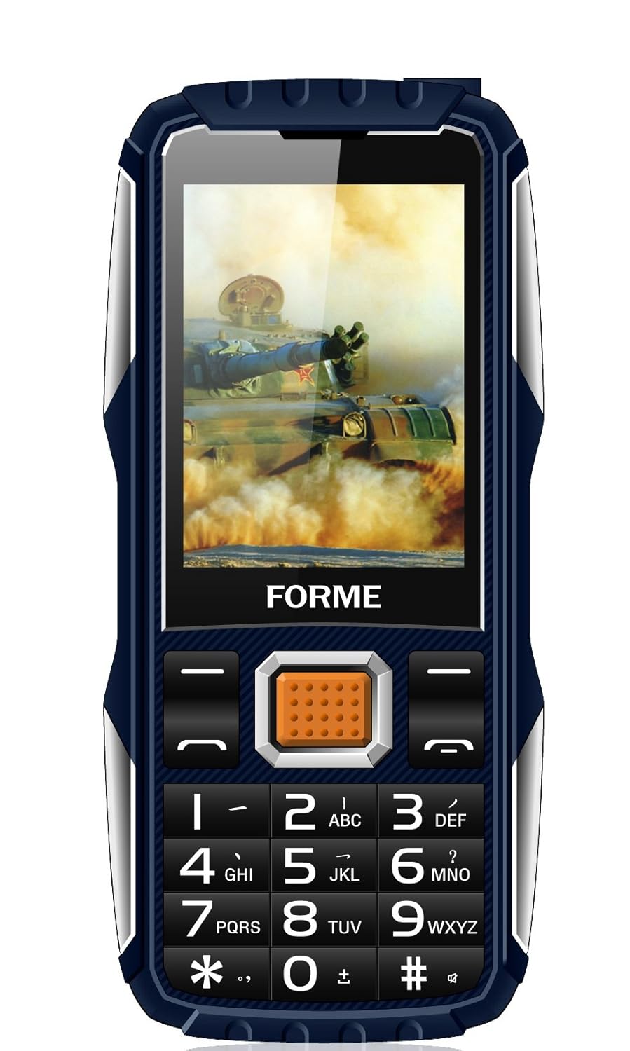Forme Gorilla Mobile Phone with,2.4inch screen,Dual sim (Blue) Amazon