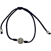 Saint Benedict Bracelet | Adjustable Cord with St. Ben Medal | Patron Saint of Students and Europe | Great Catholic Gift for First Holy Communion or Confirmation