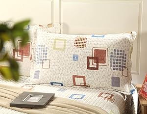 Tache 3 Piece Floral Matelassé Celtic Cathedral Bedspread Quilt Set Queen