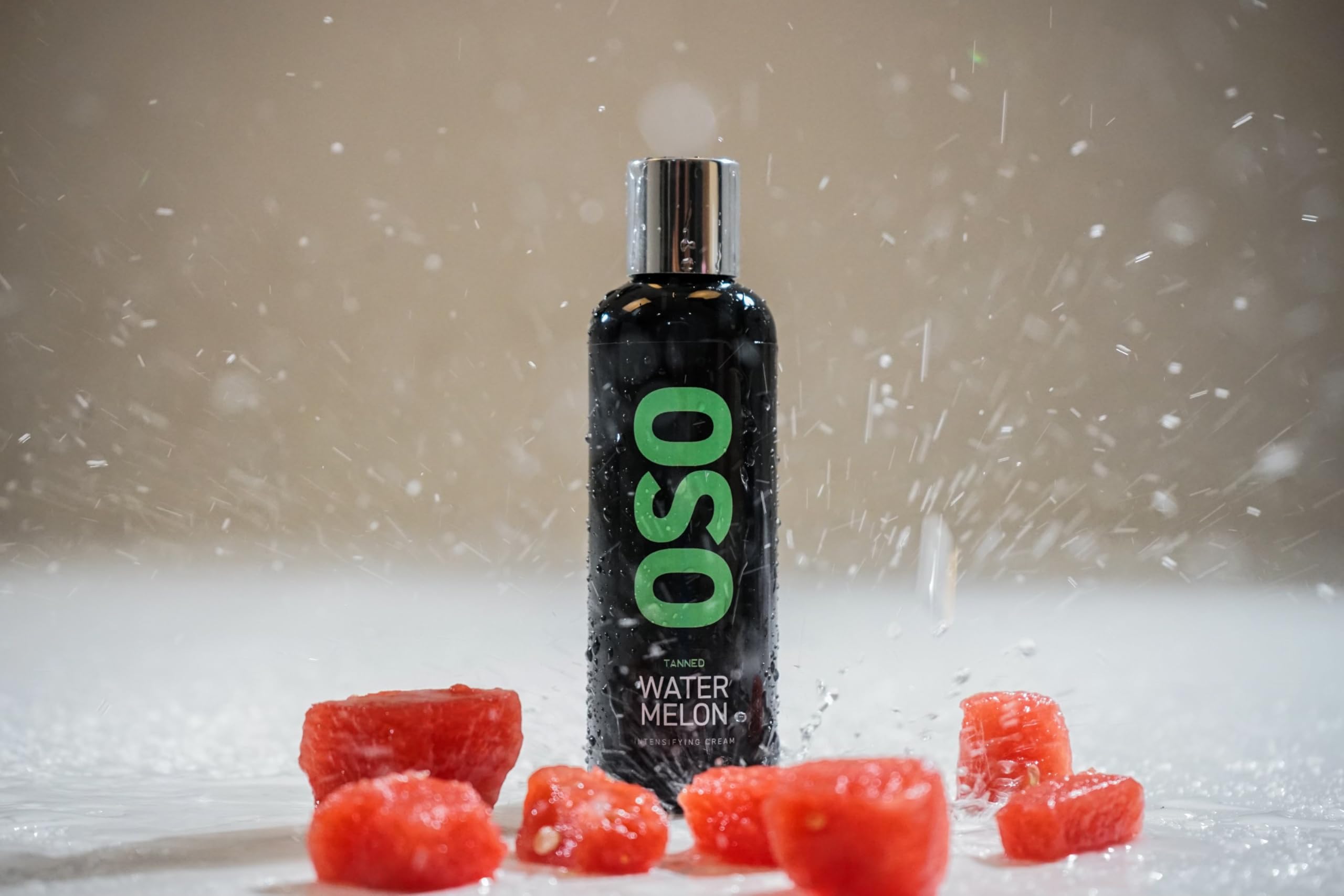 OSO Tanned - Tanning Accelerator Cream - 200ml Watermelon, Infused With Shea Butter, Vitamin E, Ultra Hydrating, Sunbed & Outdoor Tanning, Designed To Enhance Your Tan 10x faster, For All Skin Tones