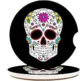 Britimes Absorbent Car Coasters 2 Pack for Cup Holders, 2.56