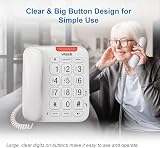 VTech CL1100 Corded Landline Phone with Big Button Visual Ring Indicator view 6