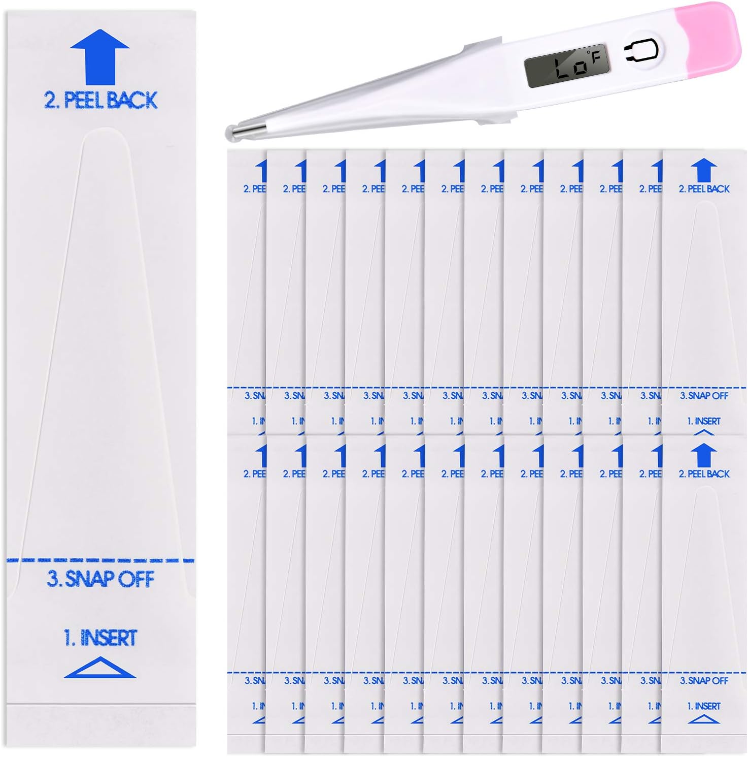 200 Pieces Digital Thermometer Probe Covers Disposable Electronic