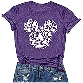 Women Magic Kingdom Castle Shirt Castle Fairy Graphic Tee Women Casual Vacation Holiday Short Sleeve Tee Top