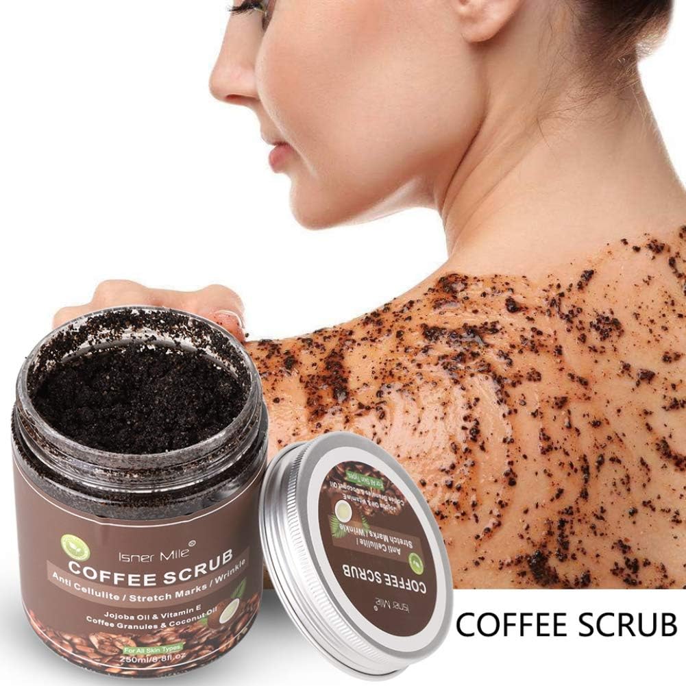 Ochine Coffee Scrub Exfoliators Exfoliation Remove Varicose Veins Cellulite Stretch Marks Scrub Cream For Body Face