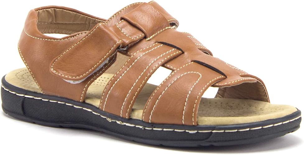 Amazon.com | JazamÃ© Men's Comfortable Open Toe Strappy Sling Back Fisherman Sandals | Sandals