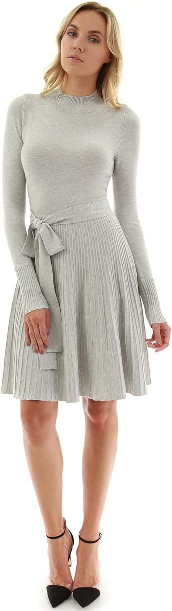fit and flare sweater dress