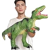 YONGJULE Toddler Big Dinosaur Toy - 29 inch Large Giganotosaurus Dinosaur Toys, Giant Inflatable Dinosaur Toys for Kids 3-5, Dinosaur Party Birthday Gifts for Boys Girls (Giganotosaurus)