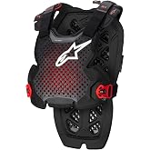 Alpinestars A-4 Max Chest Protector - Black/Anthracite/Fluo Yellow, Size XL/2X - View #2