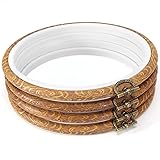 Caydo 4 Pieces 5.4 Inch Embroidery Hoops Plastic
