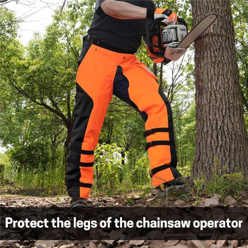 Mua ZELARMAN Chainsaw Chaps 8-layer Protective Apron Wrap Adjustable ...