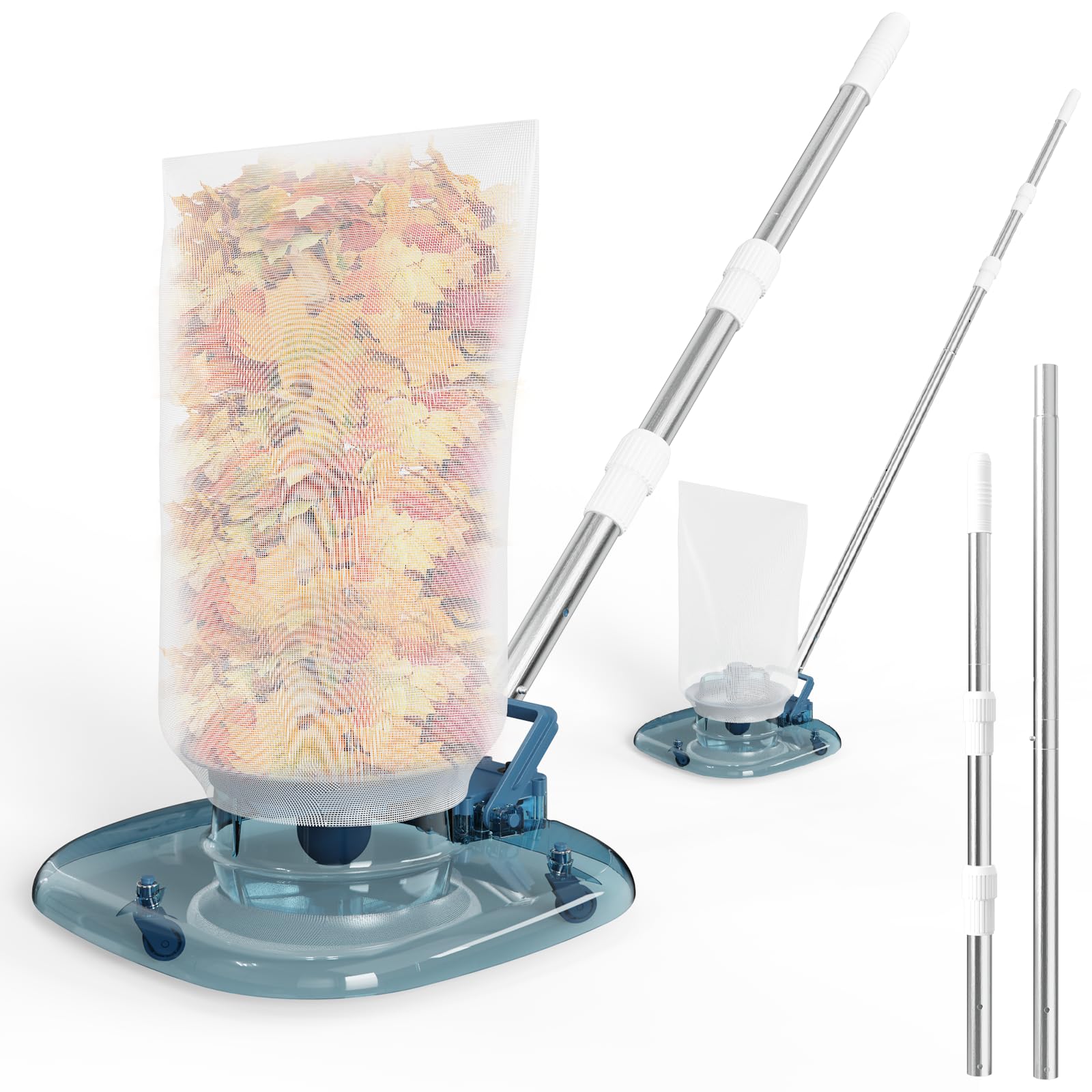 Photo 1 of ***MISSING PARTS...SELLING AS PARTS ONLY***

Cordless Pool Leaf Vacuum & Skimmer with Telescopic Pole – 83GPM Suction, Rechargeable Pool Vacuum for Inground & Above Ground Pools, Hot Tubs, Spas – 6.6 Gallon Debris Bag