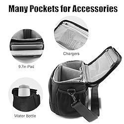 Cwatcun Camera Bag Crossbody Shoulder Messenger