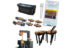 Someie Plastic Model Display Items Set (Plastic Model Interlocking Display Bases Optional Parts Set : 5 Types of Parts, Customization Sticker x1, Alligator Clip Sticks x2)