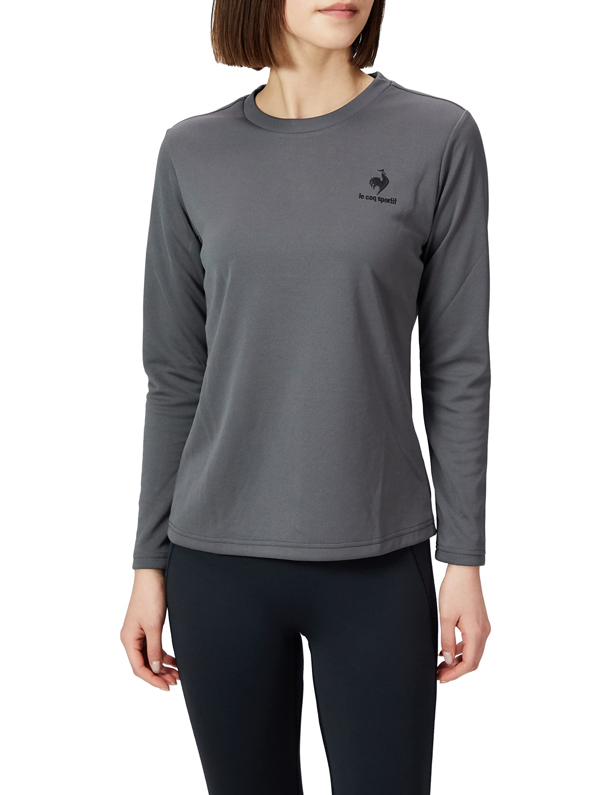 ルコックスポルティフ ロングTシャツ エコペット 吸汗速乾 UVカット インナー シンプル ワンポイント レディースの商品画像