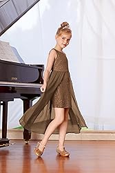 GRACE KARIN Girls One Shoulder Sequin Dress Size 8