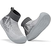 TODDLLUBY Toddler Socks Wrestling Shoes - Barefoot Wide Last Sports Shoes with Arch Support for Children Aged 2-8, Non Slip Sole and Reinforced Toe, Machine Washable