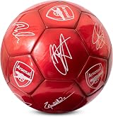 Hy-Pro Arsenal F.C. Classic Signature Football Size 5 Metallic Red view 9