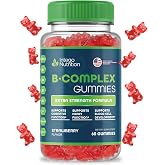 Vitamin B Complex Gummies for Women, Natural Strawberry Flavor - 60 Count | B Complex Vitamins For Women - Helps Support Daily Energy &amp; Brain Function* - 30 Servings, Easy To Take Every Morning