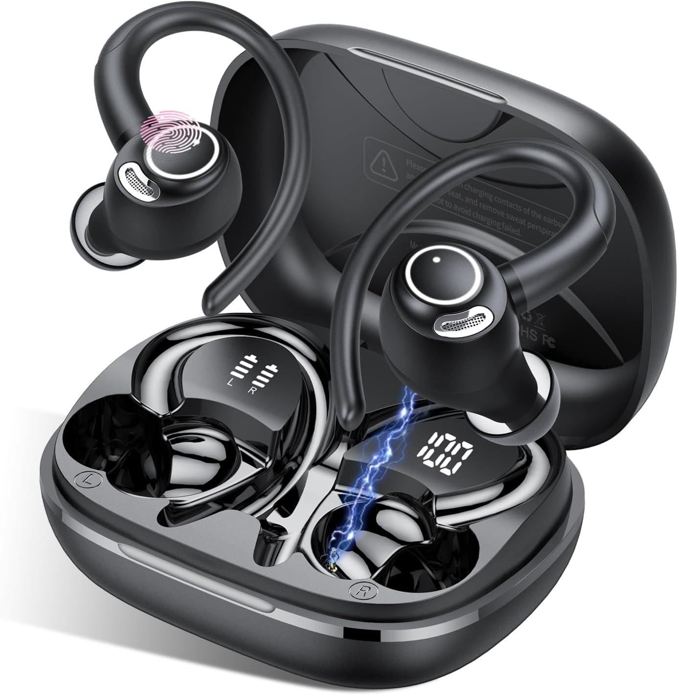 Photo 1 of 164 Language Translator Earbuds, 3-in-1 Bluetooth 5.4 Translation Headphones, 48H AI Ear Buds Translator Device for Business/Travel