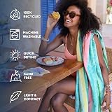 Dock & Bay Beach Towel Large 160x90cm Quick Dry Sand Free Watermelon view 2