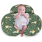 AMASKY Nursing Pillow for Breastfeeding, Animal Patterns Removable Cotton Cover, Support for Mom and Baby, Plus Size Ergonomic Design Breastfeeding Pillows, Machine Washable, Green, Pallet of Product