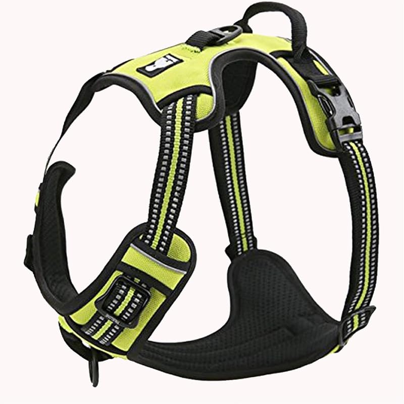 Truelove Dog Harness No-pull Reflective Neon Yellow Size S TLH5651