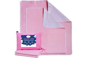 TwinkleDry High Absorbent Incontinence Bed Pads Washable & Waterproof (34x52) - Reusable Pee Bed Pads for Adults and Kids - Unmatchable Protection for Blanket, Duvet & Mattress - Bed Wetting Pads