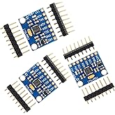 Wishiot 3pcs GY-521 MPU-6050 MPU6050 Sensor Module 3 Axis Accelerometer and Gyroscope Module 16Bit AD Converter Data Output I