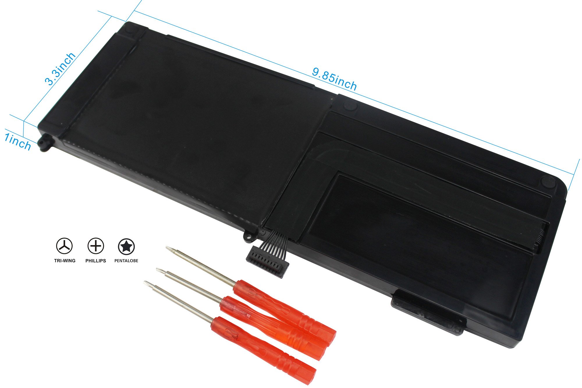 Accu geschikt voor Apple A1321, A1382, A1286, MB985, MB986, MC118