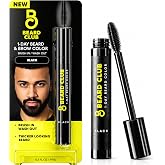 The Beard Club 1 Day Temporary Beard Dye for Men - Black Beard, Mustache &amp; Eyebrow Color for a Fuller, Well-Defined Look, Water &amp; Sweat Resistant, Up to 30 Applications, 0.3 fl oz
