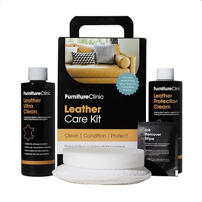 Furniture Clinic Leather Furniture Care Kit 250ml Cleaner & Conditioner
