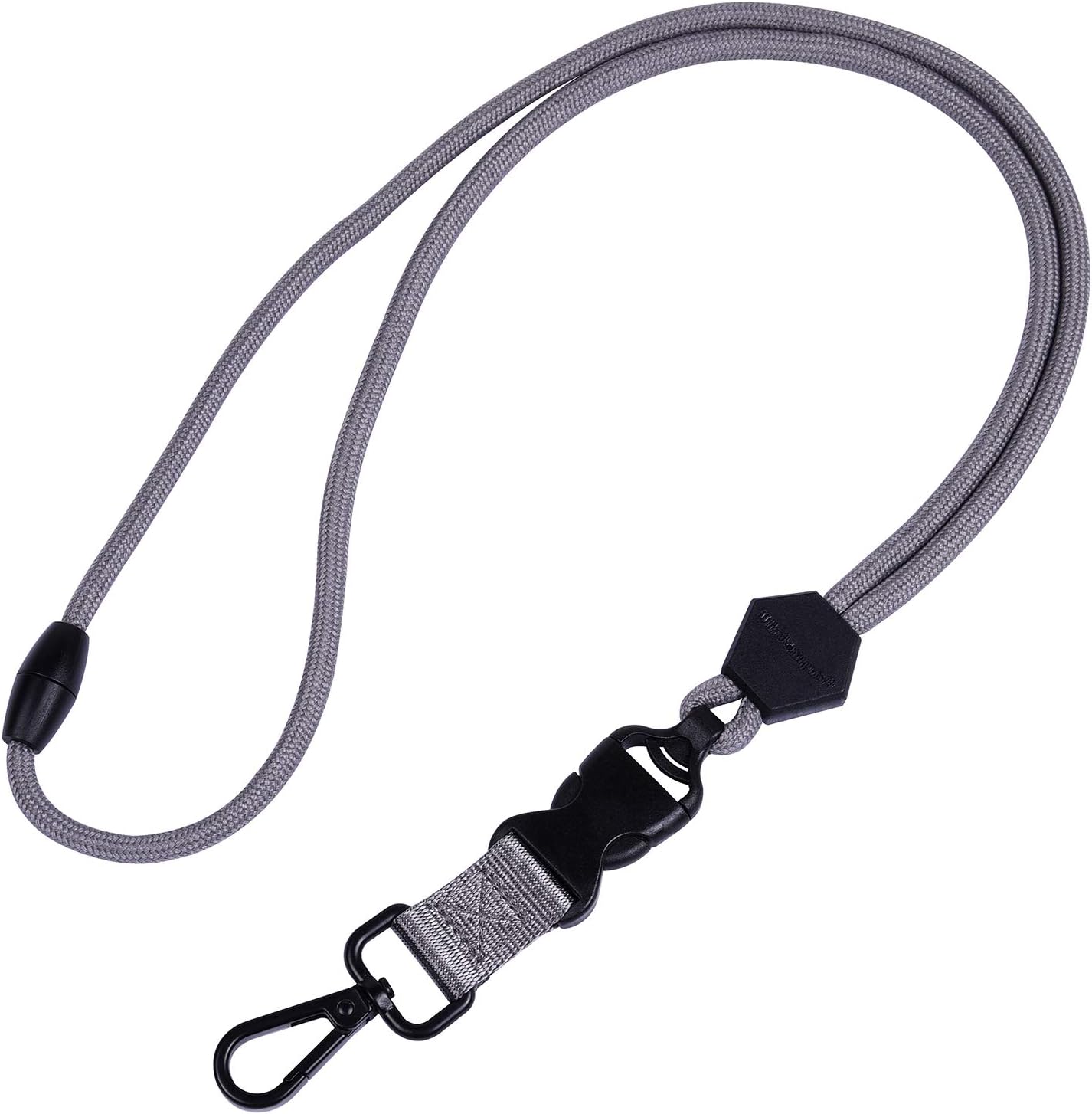 wisdompro 2 Pack of 23 inch Durable Round Cord Adjustable Lanyard with Safety Breakaway Buckle - Image 3