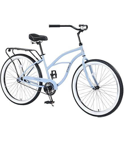 Forcella In Acciaio Per Bici Beach Cruiser 26", 1 1/8 Pollici, Senza Fili, Nero