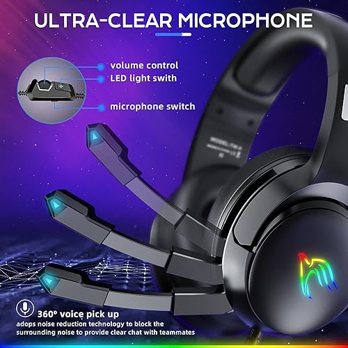 Xbox Series Ps4 Headsets With Surround Sound YINSAN Gaming Headset