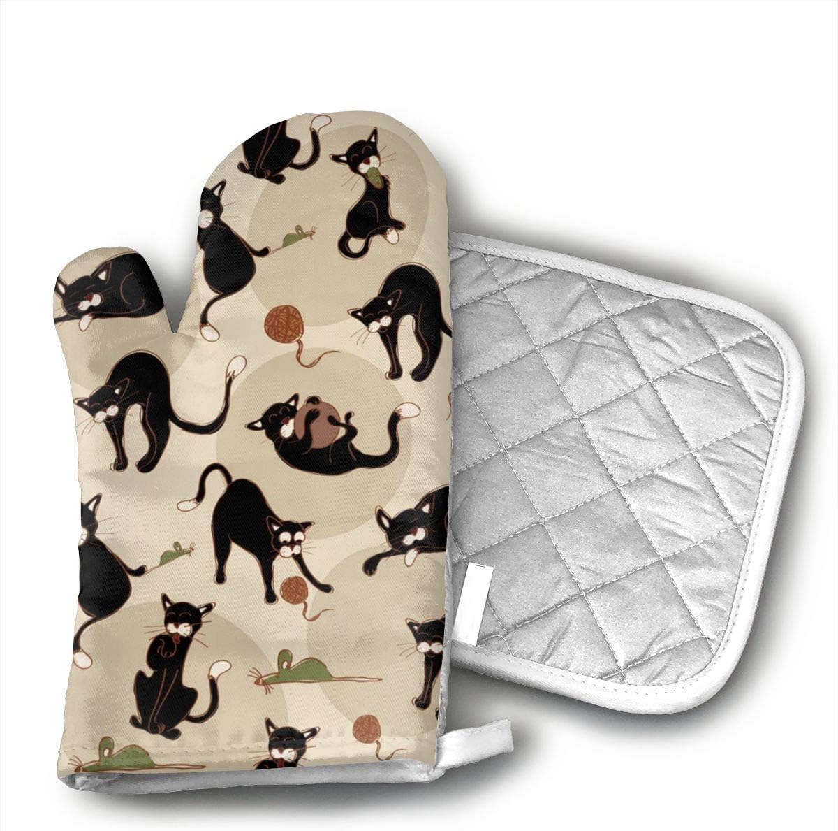 Best Pot Holders And Oven Mitts Featuring Cats