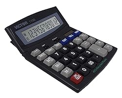 Victor 1190 Desktop Display Calculator, Black, 1" x