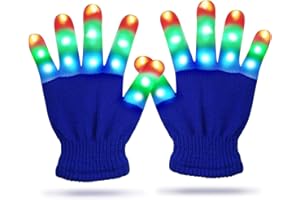 Viposoon Children LED Finger Light Gloves Cool Fun Toys for Kids - Gifts for Kids