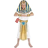 fun shack King Tut Costume Kids, Egyptian Costumes for Boys, Pharaoh Costume Boys, Book Characters Costumes for Kids