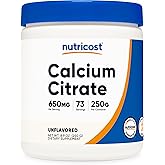 Nutricost Calcium Citrate Powder (250 Grams) Unflavored