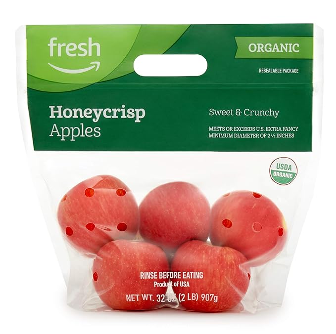 Fresh Brand Organic Honeycrisp Apples, 2 lb Grocery