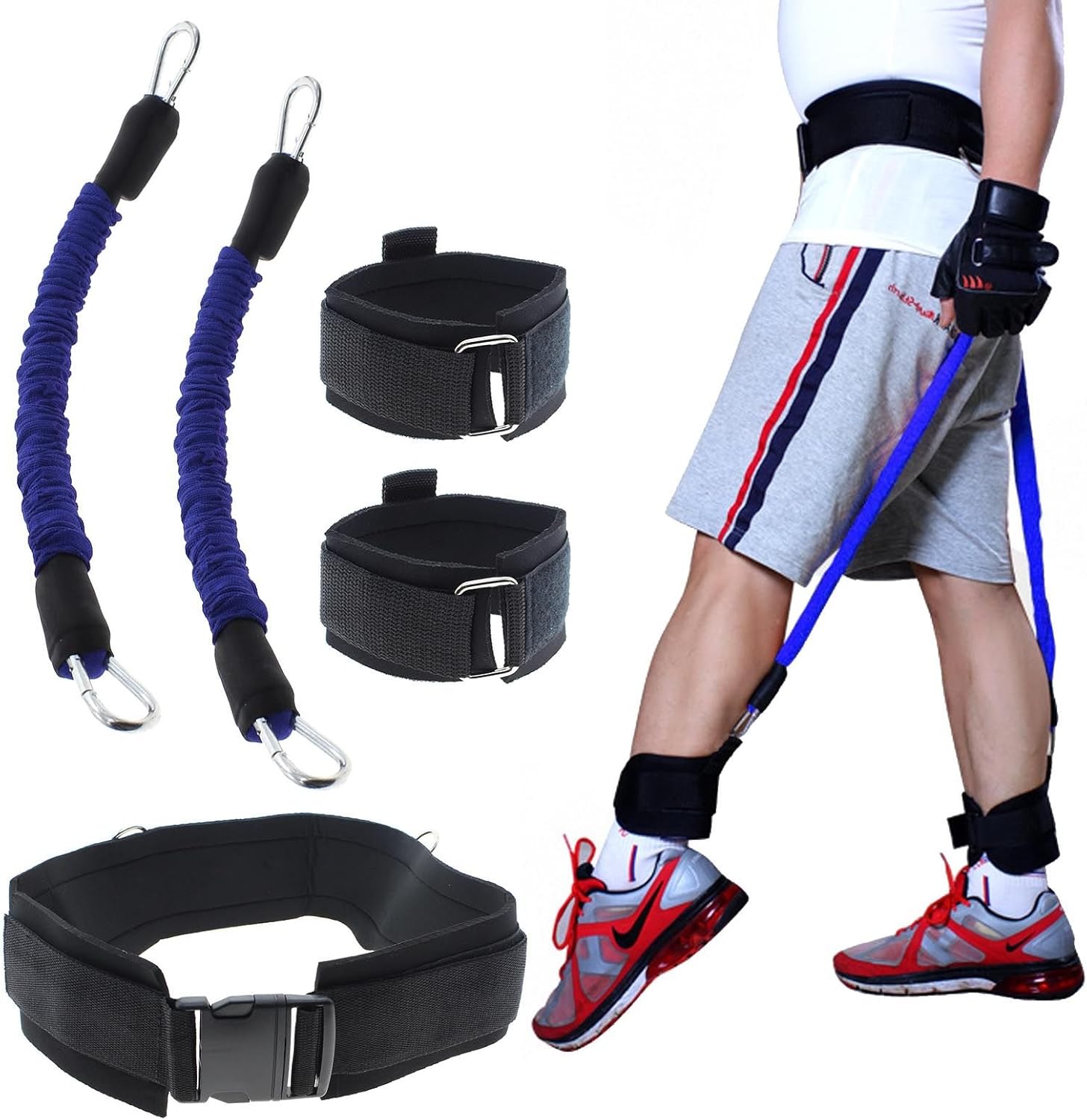 VANKER 5Pcs Basketball Vertical Jump Trainer Leap Training Resistance