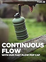 Fuel24 Jug 2.2 Litre Water Bottle - Flex Material, Leakproof, Cap Options view 7