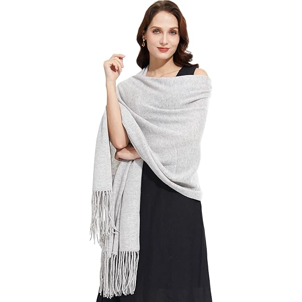 RYYOYY Luxury 100% Cashmere Wrap Soft Scarf Stole Knitted Shawl
