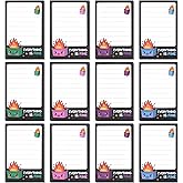 Dumpster On Fire Desk Accessories,12 Pads Pop up Cute Sticky Notes 3.54 x 2.36 Inch,It's Fine I'm Fine Everything is Fine,Memo Notes Funny Office Gifts for Women Men Coworkers